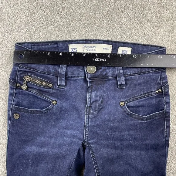 Freeman T. Porter Jeans Women's XS Cigarette Skinny Dark Wash European Denim - Picture 9 of 13